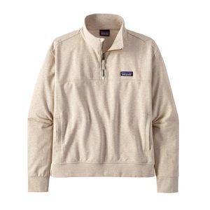 Patagonia Women’s Ahnya ¼ Zip Fleece Pullover Dyno White Small